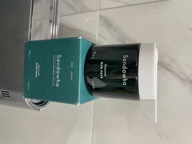 산다화 씨위드 머드 팩 리뷰 사진