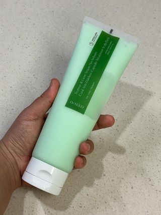 닥터시드 티트리 앤 라임 비건 지성케어 쿨 탈모 캡슐 트리트먼트 두피 팩 — 5점을 준 리뷰어가 2024년 7월 올린 사용 사진