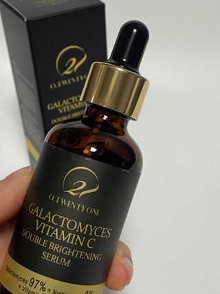 오투에니원 갈락토미세스 비타민 C 더블 브라이트닝 세럼 50ml — 3.5점을 준 리뷰어가 2023년 1월 올린 사용 사진