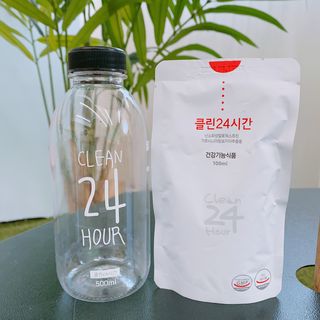 클린24시간 1BOX(5포) + 전용보틀(500ml) — 5점을 준 리뷰어가 2022년 8월 올린 사용 사진