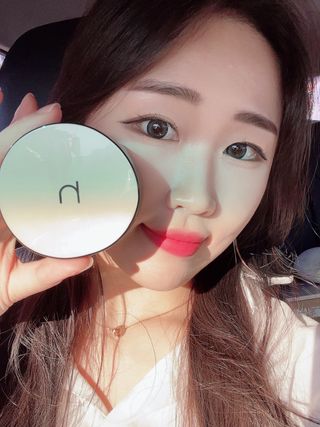 하멜 비건 아쿠아 글로우 제로핏 쿠션 — 4.5점을 준 리뷰어가 2022년 9월 올린 사용 사진