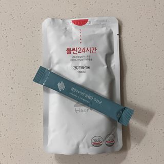 클린24시간 슬림앤유산균 1박스 (3.5g X 15포) — 4.5점을 준 리뷰어가 2022년 8월 올린 사용 사진