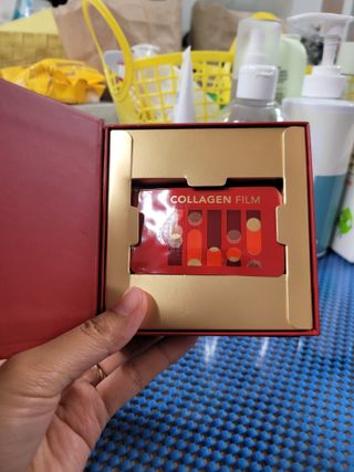 프리마인 귀족의 콜라겐, 92배 흡수율. 럭셔리 프리미엄 셀라브 콜라겐필름 30매 — 5점을 준 리뷰어가 2021년 12월 올린 사용 사진