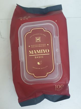 마미요 대용량 플레인 아기물티슈 베이직 캡형 100매 * 10개 — 4.5점을 준 리뷰어가 2022년 12월 올린 사용 사진