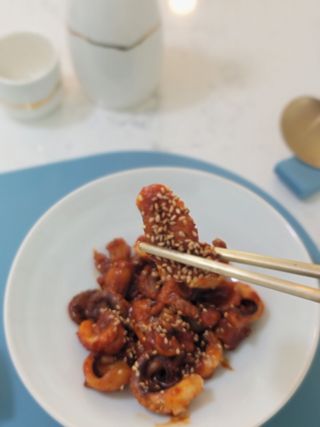 [푸딩팩토리] 불맛양념 쭈꾸미볶음 300G_엄선한 쭈꾸미원물과 양념이 신의 한수! — 5점을 준 리뷰어가 2022년 9월 올린 사용 사진