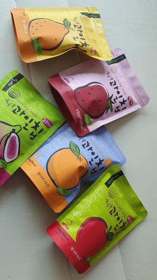 아비삭과일칩 5종 /딸기,사과,배,귤,무화과 5종 — 5점을 준 리뷰어가 2021년 5월 올린 사용 사진
