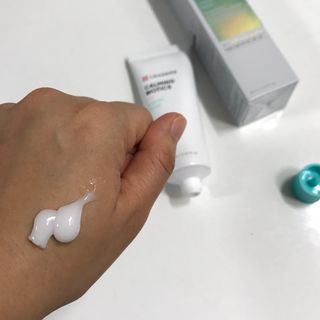 리더스코스메틱 리더스 카밍 바이오틱스 크림 마스크 — 4점을 준 리뷰어가 2021년 6월 올린 사용 사진