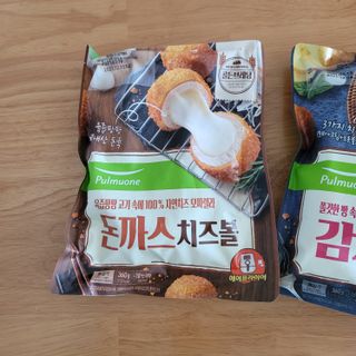 [풀무원] 치즈볼 2종-돈까스치즈볼, 감자치즈볼 — 5점을 준 리뷰어가 2021년 4월 올린 사용 사진