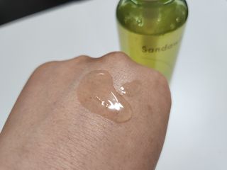 스킨큐어 산다화 순한 클렌징 동백 오일 200ml — 5점을 준 리뷰어가 2023년 4월 올린 사용 사진