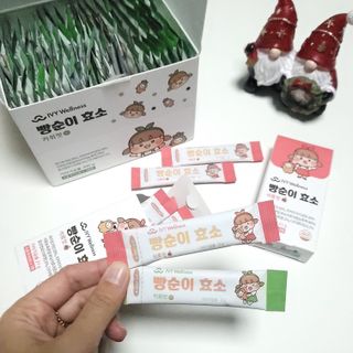 아이비웰니스 빵순이 식탁 위의 필수템! 빵순이 효소 키위맛 100포 + 석류맛 14포 (총 114포) — 5점을 준 리뷰어가 2022년 12월 올린 사용 사진