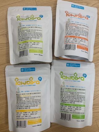 동결건조 과일칩 이치비야 4종 set — 5점을 준 리뷰어가 2021년 9월 올린 사용 사진