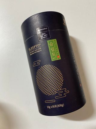프리마인 자체 기업부설 연구소에서 찾아낸 건강한 수면의 비밀.  슬립토 플러스 30포 — 5점을 준 리뷰어가 2021년 10월 올린 사용 사진