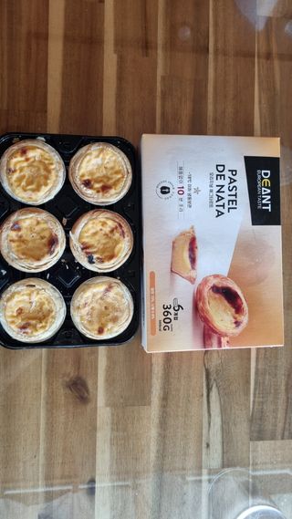 디앙뜨 포르투갈 에그타르트 오리지널 맛+패션후르츠 맛 중 택1 — 3점을 준 리뷰어가 2021년 8월 올린 사용 사진
