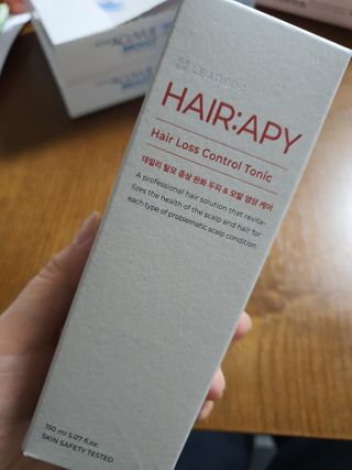 리더스코스메틱 리더스 헤어 라피 헤어 로스 컨트롤 토닉 — 5점을 준 리뷰어가 2021년 2월 올린 사용 사진