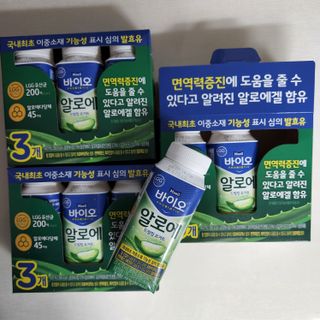 LIVE 매일바이오 알로에 드링킹 요거트 — 5점을 준 리뷰어가 2022년 4월 올린 사용 사진