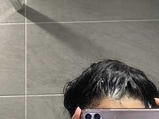 프리마인 더이상 뻣뻣하고 효과없는 탈모샴푸는 NO. 근본부터 케어하는 셀베이스 그린티샴푸(500ml) — 5점을 준 리뷰어가 2023년 5월 올린 사용 사진