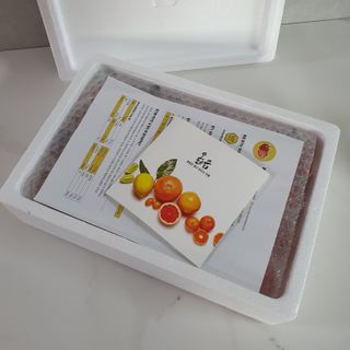 옳음 딸기 논산 설향 딸기 900g 산지직송 — 5점을 준 리뷰어가 2021년 1월 올린 사용 사진