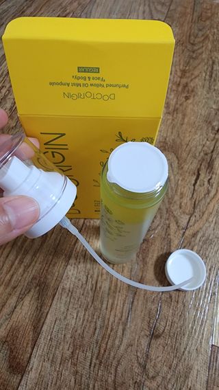 닥터리진 퍼퓸드 옐로우 오일 미스트 앰플 [페이스앤바디] 레귤러 — 5점을 준 리뷰어가 2022년 10월 올린 사용 사진