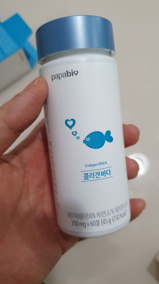 파파비오랩 승무원 콜라겐 콜라겐바다 — 5점을 준 리뷰어가 2020년 12월 올린 사용 사진