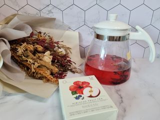 딜라이트 프로젝트 블렌딩티 우엉호박티, 히비후르츠티, 쟈스민캐모티 — 5점을 준 리뷰어가 2021년 7월 올린 사용 사진
