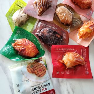 바르닭 소스품은 닭가슴살 7종 & 티몬한정판매 2종 세트 총 9팩 — 5점을 준 리뷰어가 2021년 12월 올린 사용 사진