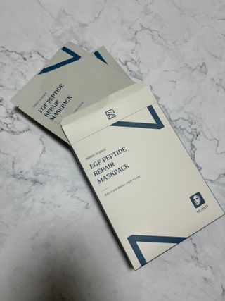 선경코스메디 [NCOSTI] 엔코스티 EGF 펩타이드 리페어 마스크팩 10매입 — 5점을 준 리뷰어가 2022년 3월 올린 사용 사진
