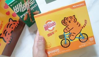 광동생활건강 [광동] 비타500데일리스틱  ★빼빼로데이★ 30포+70포+ 뚱랑이스티커+빼빼로+쇼핑백 — 5점을 준 리뷰어가 2022년 11월 올린 사용 사진