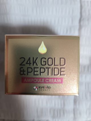 아이앤립 / EYENLIP 아이앤립 24K 골드 N 펩타이드 앰플 크림 — 5점을 준 리뷰어가 2021년 4월 올린 사용 사진