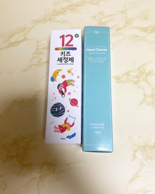 셀바이져 항균 스프레이 핸드워시 + 키즈세정제 SET — 4.5점을 준 리뷰어가 2021년 3월 올린 사용 사진