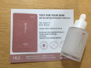 [미릴] 맑음빛 레드빈 브라이트닝 앰플 — 5점을 준 리뷰어가 2021년 1월 올린 사용 사진