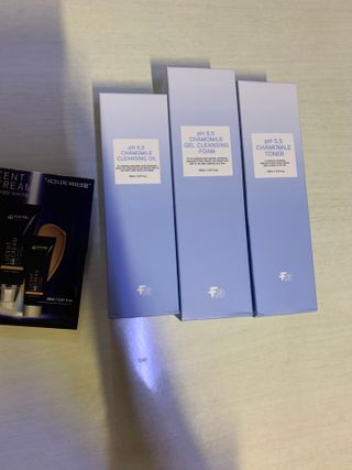 페브유 / FABYOU 페브유 pH5.5 캐모마일 젤 클렌징 폼 + 클렌징 오일 + 토너 3종 세트 — 4점을 준 리뷰어가 2021년 7월 올린 사용 사진