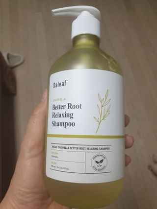 달리프 클로렐라 베러 루트 릴렉싱 샴푸 500ml — 5점을 준 리뷰어가 2021년 6월 올린 사용 사진