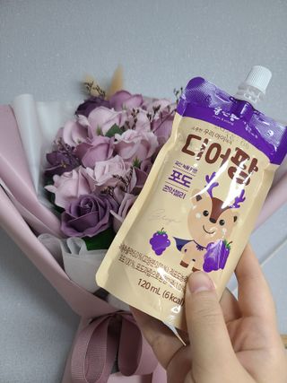 [몸엔용] 우리 아이 건강간식, 달콤한 녹용곤약젤리 디어팡 4종 — 5점을 준 리뷰어가 2021년 11월 올린 사용 사진