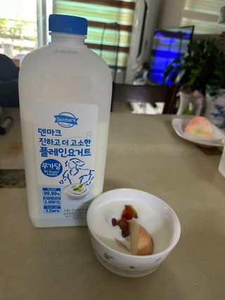 프리_[덴마크] 진하고 더 고소한 플레인 요거트 1.8L — 5점을 준 리뷰어가 2025년 7월 올린 사용 사진