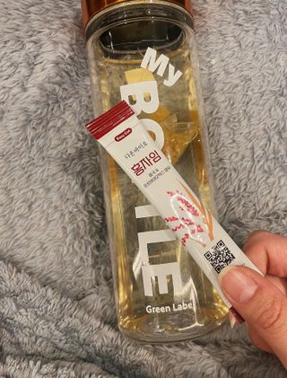 하루 1포로 콜레스테롤, 유산균, 고역가 소화효소까지 한번에 섭취! 다온바이오 홍자임 1개월분(30포) — 5점을 준 리뷰어가 2023년 2월 올린 사용 사진