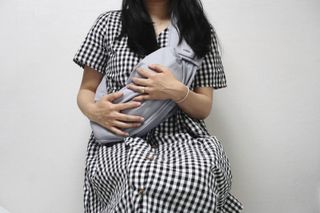 베베누보 다이얼핏 밀착 아기띠 더 이지슬링 Lv1 — 5점을 준 리뷰어가 2021년 6월 올린 사용 사진