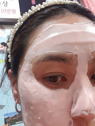 투비어레이디 젤리팩 25g /6종 중 랜덤3종 발송/ 도구가 필요없는 피부관리끝판왕 모델링팩 — 4점을 준 리뷰어가 2021년 3월 올린 사용 사진