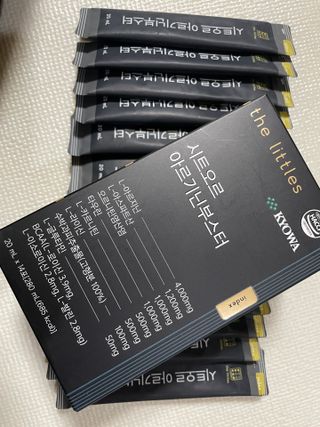 더리틀스 시트오르 아르기닌부스터 — 5점을 준 리뷰어가 2022년 11월 올린 사용 사진