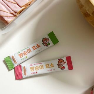 아이비웰니스 빵순이 식탁 위의 필수템! 빵순이 효소 키위맛 100포 + 석류맛 14포 (총 114포) — 4.5점을 준 리뷰어가 2022년 12월 올린 사용 사진