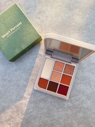 하트퍼센트 Heart Percent Dote on Mood Eye Palette VERMILION FACET — 5점을 준 리뷰어가 2021년 11월 올린 사용 사진