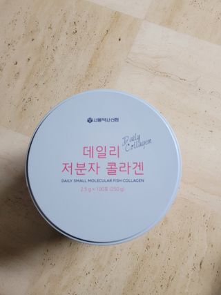 서울약사신협_데일리저분자콜라겐_2.5g x 100포 — 5점을 준 리뷰어가 2021년 5월 올린 사용 사진