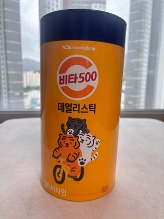광동생활건강 프리 [광동] VB와 VC를 함유한 멀티 비타민 비타 500 데일리 스틱 180포 — 5점을 준 리뷰어가 2025년 5월 올린 사용 사진