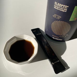 프리마인 자체 기업부설 연구소에서 찾아낸 건강한 수면의 비밀.  슬립토 플러스 30포 — 5점을 준 리뷰어가 2021년 10월 올린 사용 사진