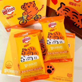 광동생활건강 [광동] 비타500데일리스틱  ★빼빼로데이★ 30포+70포+ 뚱랑이스티커+빼빼로+쇼핑백 — 5점을 준 리뷰어가 2022년 11월 올린 사용 사진