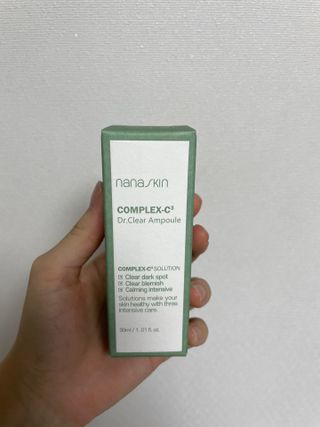 나나스킨 콤플렉스씨쓰리닥터클리어앰플 — 5점을 준 리뷰어가 2021년 10월 올린 사용 사진