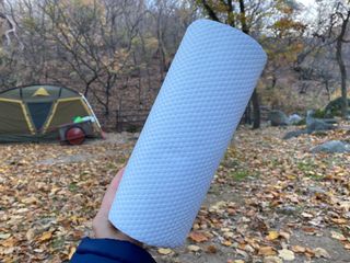 부직포나라 중금속유해물질ZERO 뜯어쓰는 주방 일회용수세미 60매 2매 — 4점을 준 리뷰어가 2022년 11월 올린 사용 사진