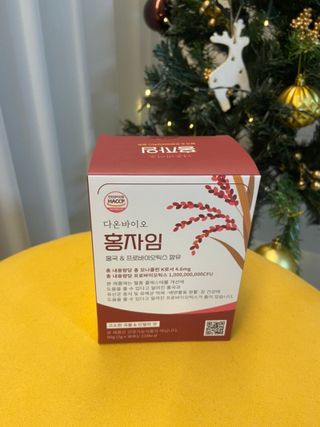 하루 1포로 콜레스테롤, 유산균, 고역가 소화효소까지 한번에 섭취! 다온바이오 홍자임 1개월분(30포) — 5점을 준 리뷰어가 2022년 12월 올린 사용 사진
