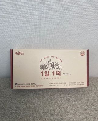 푸디푸디 1일1떡  가래떡 낱개포장 아침식사 식사대용 7종 세트 혼합 (14개입) — 4점을 준 리뷰어가 2022년 6월 올린 사용 사진