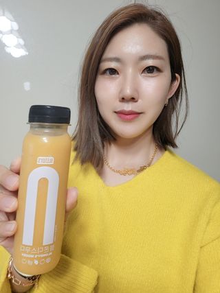 BLENDY'S 핑크 스무디+블론디 스무디 — 4점을 준 리뷰어가 2021년 10월 올린 사용 사진