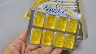 마요라 히말라야 솔트 캔디 2종-페퍼민트 맛, 라임민트 맛 — 4점을 준 리뷰어가 2023년 1월 올린 사용 사진
